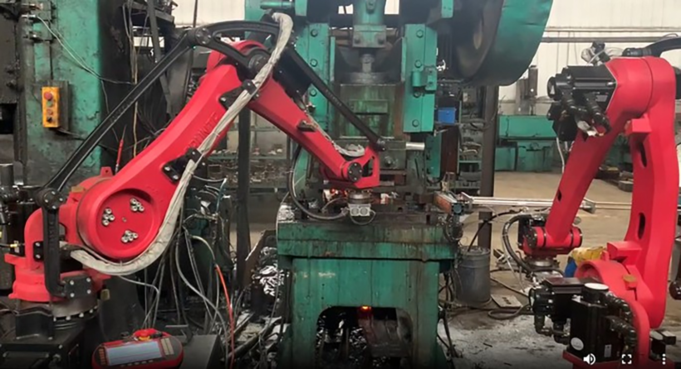 Four axis stacking robot application